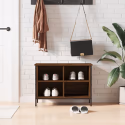 Gardez vos chaussures à l'abri de la poussière et de l'encombrement pour créer un environnement bien rangé avec l'armoire à c ...
