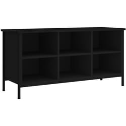 Vidaxl - Armoire à chaussures noir 100x35x50 cm bois d'ingénierie