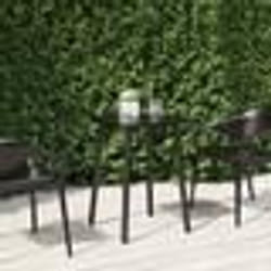 vidaXL Table de jardin anthracite 50x50x71 cm acier