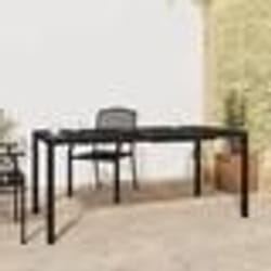 vidaXL Table de jardin anthracite 165x80x72 cm acier