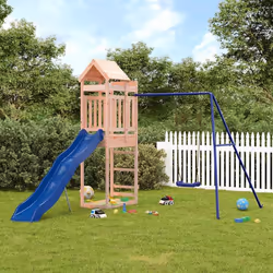 vidaXL Aire de Jeux dExtérieur Ensemble de Jeu avec Escalade et Balançoire Tour de Jeu pour Enfant Jardin Terrasse Bois 31569 ...