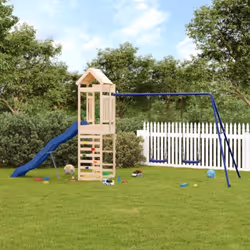 Vous voulez donner à vos enfants la liberté de jouer à la maison ? Cet ensemble de jeu d'extérieur en bois transforme votre j ...