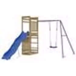 vidaXL Aire de jeux dextérieur bois de pin imprégné ensemble de jeu ensemble de jeu en bois ensemble de terrain de jeu 315700 ...