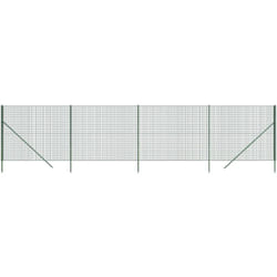 Vidaxl - Clôture en treillis métallique vert 2,2x10 m acier galvanisé