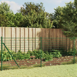 Vidaxl - Clôture en treillis métallique vert 0,8x25 m acier galvanisé