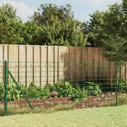 Vidaxl - Clôture en treillis métallique vert 1x10 m acier galvanisé