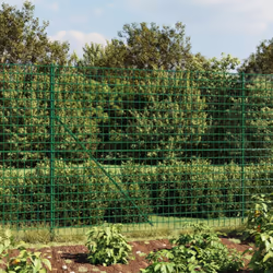 Cette clôture en treillis métallique polyvalente avec piquets d'ancrage est idéale pour créer une barrière sûre et durable au ...