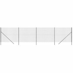 Vidaxl - Clôture en treillis métallique anthracite 1,4x10 m