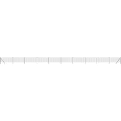 vidaXL Clôture en treillis métallique anthracite 1,1x25 m