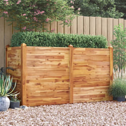 Lit Surélevé De Jardin 160x60x84 Cm Bois Massif D'Acacia Vidaxl