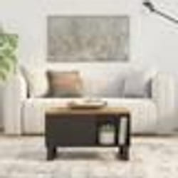 vidaXL Table basse 60x50x35 cm bois de récupération massif