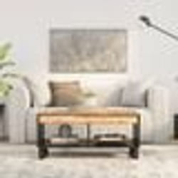 vidaXL Table basse 90x50x40 cm bois de récupération massif