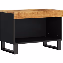 Ce meuble TV accrocheur dégage une touche de charme industriel qui s'intègre parfaitement à la décoration de votre pièce. Boi ...