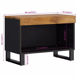 VidaXL 352884 Support TV et centre de divertissement - Vue supplémentaire 8