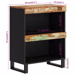 VidaXL 352887 Table de nuit et table de chevet - Vue supplémentaire 8