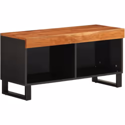 Ce meuble TV accrocheur dégage une touche de charme industriel qui s'intègre parfaitement à la décoration de votre pièce. Boi ...