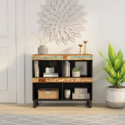 vidaXL Armoire Latérale - Bois Massif de Récupération