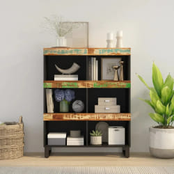 VIDAXL Armoire latérale - Bois massif de récupération 85x33x107 cm