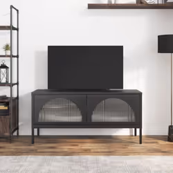 Cet élégant meuble TV est certainement conçu pour être un point de mire de votre pièce avec un design tendance mais pratique. ...