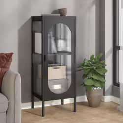 Ce buffet classique, au look moderne, est un supplément pratique et décoratif à votre intérieur. Matériau stable : le cadre d ...