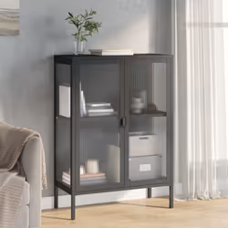 Ce buffet classique, au look moderne, est un supplément pratique et décoratif à votre intérieur. Matériau stable : le cadre d ...