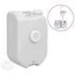 vidaXL Réservoir d'eau portable avec adaptateur 24 L gris