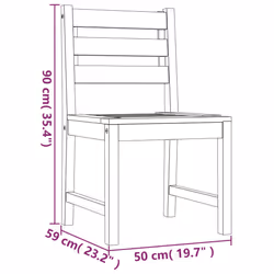 VidaXL 3157174 chaise d'extérieur Terrace Teck - Vue supplémentaire 8