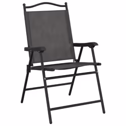 VidaXL 3157287 chaise d'extérieur Terrace Siège rembourré Acier, Textile Gris - Vue supplémentaire 4