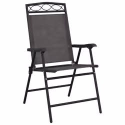 VidaXL 3157293 chaise d'extérieur Terrace Siège rembourré Acier, Textile Gris - Vue supplémentaire 4