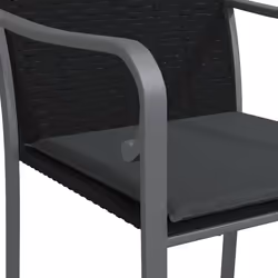VidaXL 364094 chaise d'extérieur Terrace Siège rembourré Polyester Gris - Vue supplémentaire 7