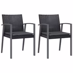 VidaXL 364096, Terrace, Siège rembourré, Polyester, Gris, 110 kg, 565 mm