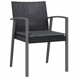 VidaXL 364096 chaise d'extérieur Terrace Siège rembourré Polyester Gris