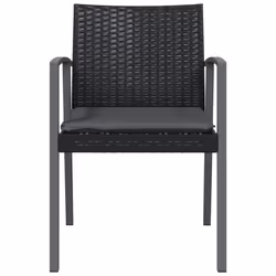 VidaXL 364096 chaise d'extérieur Terrace Siège rembourré Polyester Gris - Vue supplémentaire 4