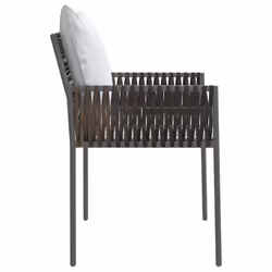 VidaXL 364100 chaise d'extérieur Terrace Siège rembourré Polyester Crème, Blanc - Vue supplémentaire 5