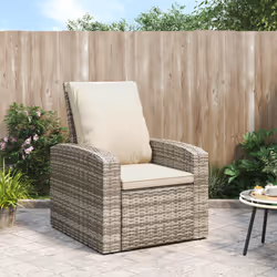 VidaXL 364103 chaise d'extérieur Terrace Siège rembourré Polyester Beige