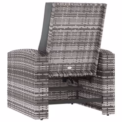 VidaXL 364104 chaise d'extérieur Terrace Siège rembourré Polyester Anthracite - Vue supplémentaire 5