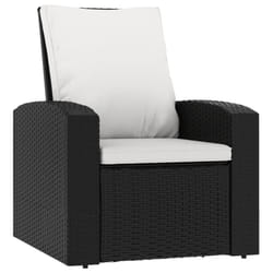 VidaXL 364105 chaise d'extérieur Terrace Siège rembourré Polyester Crème, Blanc