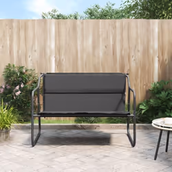 Description générale Profitez d'un moment agréable dans votre espace extérieur avec ce banc de jardin à 2 places, un compléme ...