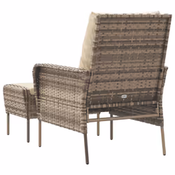 VidaXL 364114 chaise d'extérieur Terrace Siège rembourré Polyester Beige - Vue supplémentaire 5