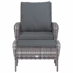 VidaXL 364115 chaise d'extérieur Terrace Siège rembourré Polyester Anthracite