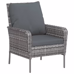 VidaXL 364115 chaise d'extérieur Terrace Siège rembourré Polyester Anthracite - Vue supplémentaire 6