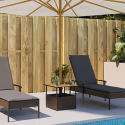 VidaXL 364118 table de jardin Marron