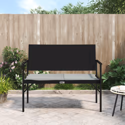 VidaXL 364119 banc de jardin Polyester, Tissu