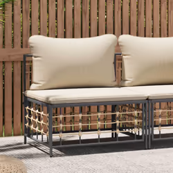 VidaXL 364131 banc de jardin Polyester, Tissu