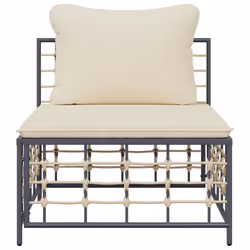 VidaXL 364131 banc de jardin Polyester, Tissu