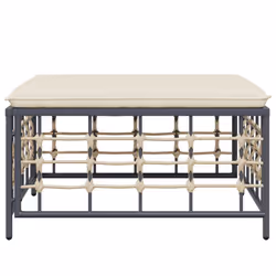 VidaXL 364132 banc de jardin Polyester, Tissu