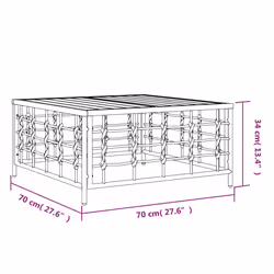 VidaXL 364133 banc de jardin Rotin, Acier - Vue supplémentaire 5