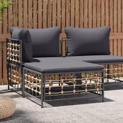 VidaXL 364136 banc de jardin Polyester, Tissu