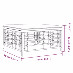 VidaXL 364136 banc de jardin Polyester, Tissu - Vue supplémentaire 6