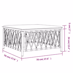 VidaXL 364144 banc de jardin Polyester, Tissu - Vue supplémentaire 7